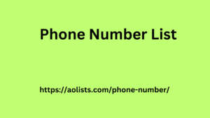 Phone Number List