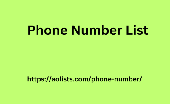 Phone Number List