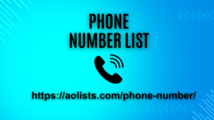 Phone Number Lists