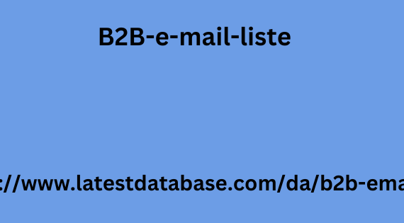 B2B-e-mail-liste