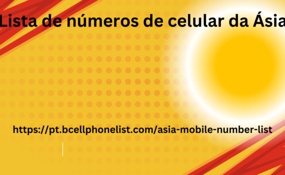 Lista de números de celular da Ásia