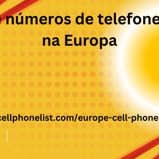 Lista de números de telefone celular na Europa