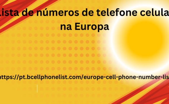 Lista de números de telefone celular na Europa