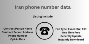 Iran phone number data