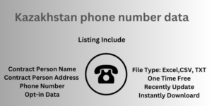 Kazakhstan phone number data