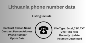 Lithuania phone number data