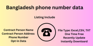 Bangladesh phone number data