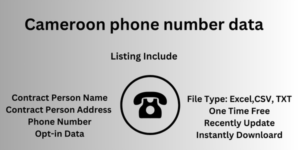 Cameroon phone number data